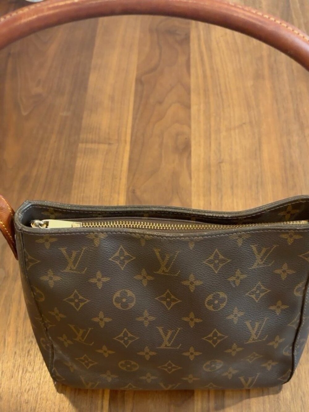 Louis Vuitton Looping MM Monogram Shoulder Bag 2003 Vintage w/Dust Bag